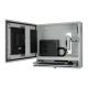 Open IP54 PC-bescherming kast met monitor, PC, toetsenbord en muis