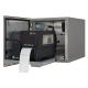 RVS printerbehuizing en geïntegreerde Printronix T4000 barcodeprinter